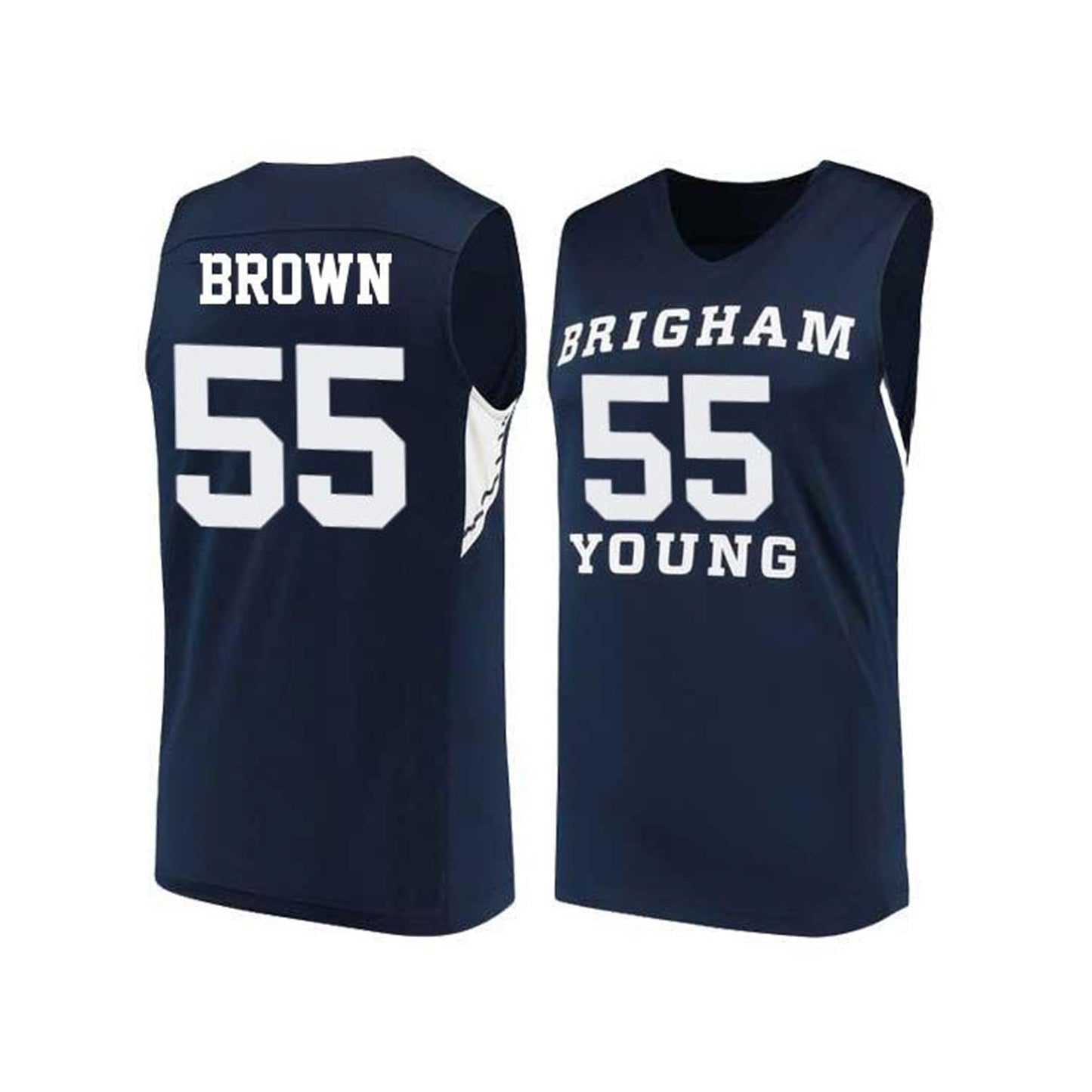 NCAAB Casey Brown BYU Cougars 55 Jersey