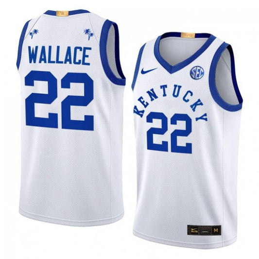 NCAAB Cason Wallace Kentucky Wildcats 22 Jersey