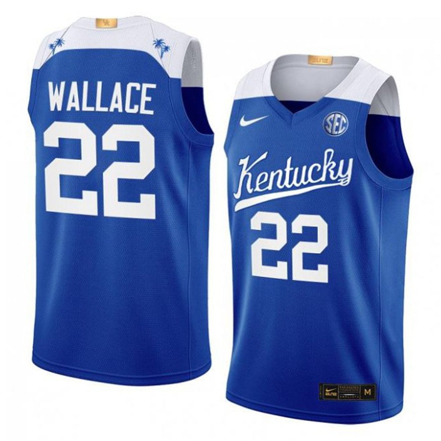NCAAB Cason Wallace Kentucky Wildcats 22 Jersey