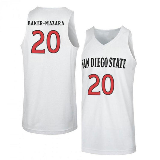 NCAAB Chad Baker San Diego State Aztecs 20 Jersey
