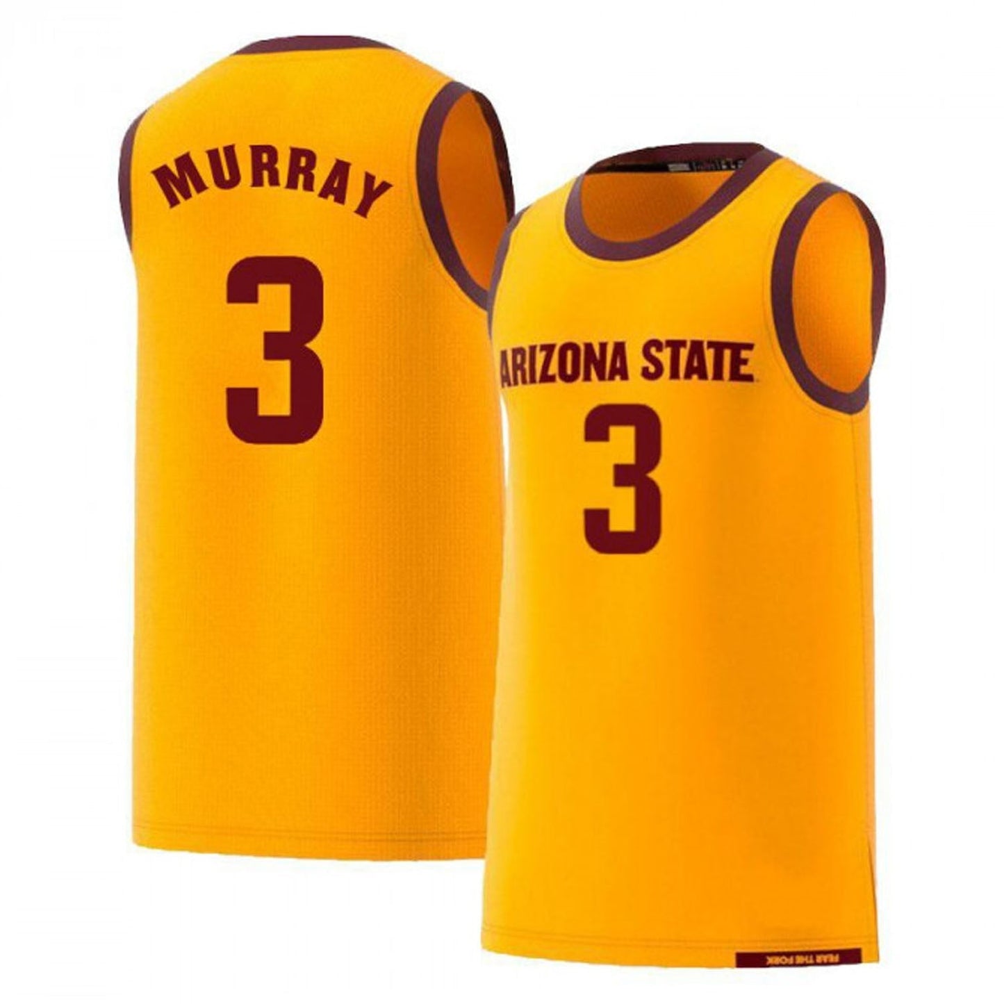 NCAAB Chance Murray Arizona State Sun Devils 3 Jersey