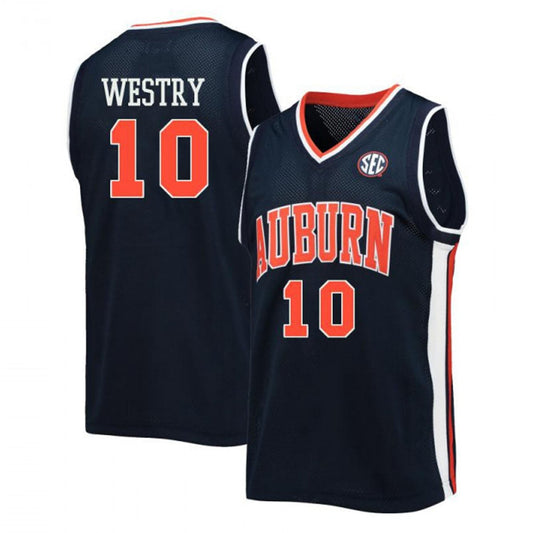 NCAAB Chance Westry Auburn Tigers 10 Jersey