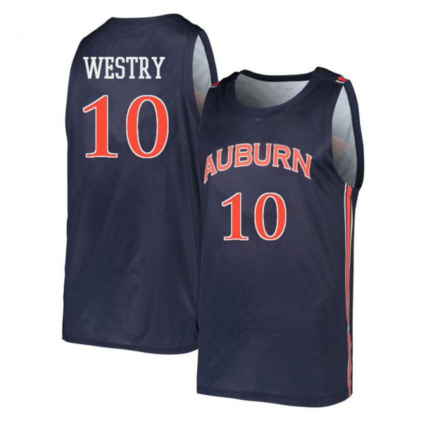 NCAAB Chance Westry Auburn Tigers 10 Jersey