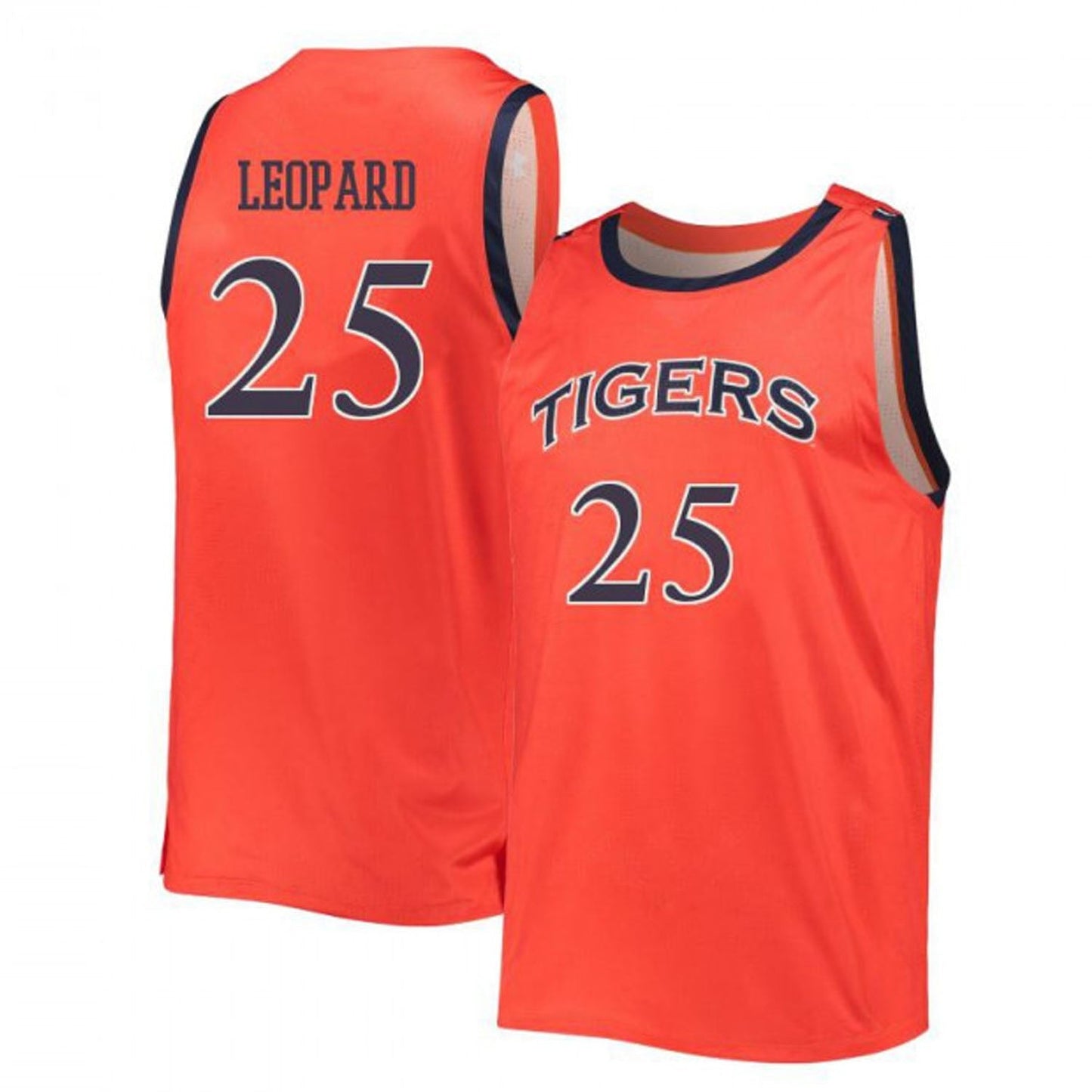 NCAAB Chandler Leopard Auburn Tigers 25 Jersey