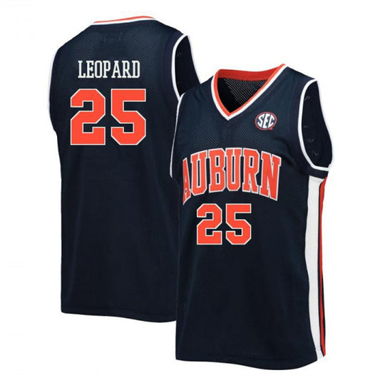 NCAAB Chandler Leopard Auburn Tigers 25 Jersey