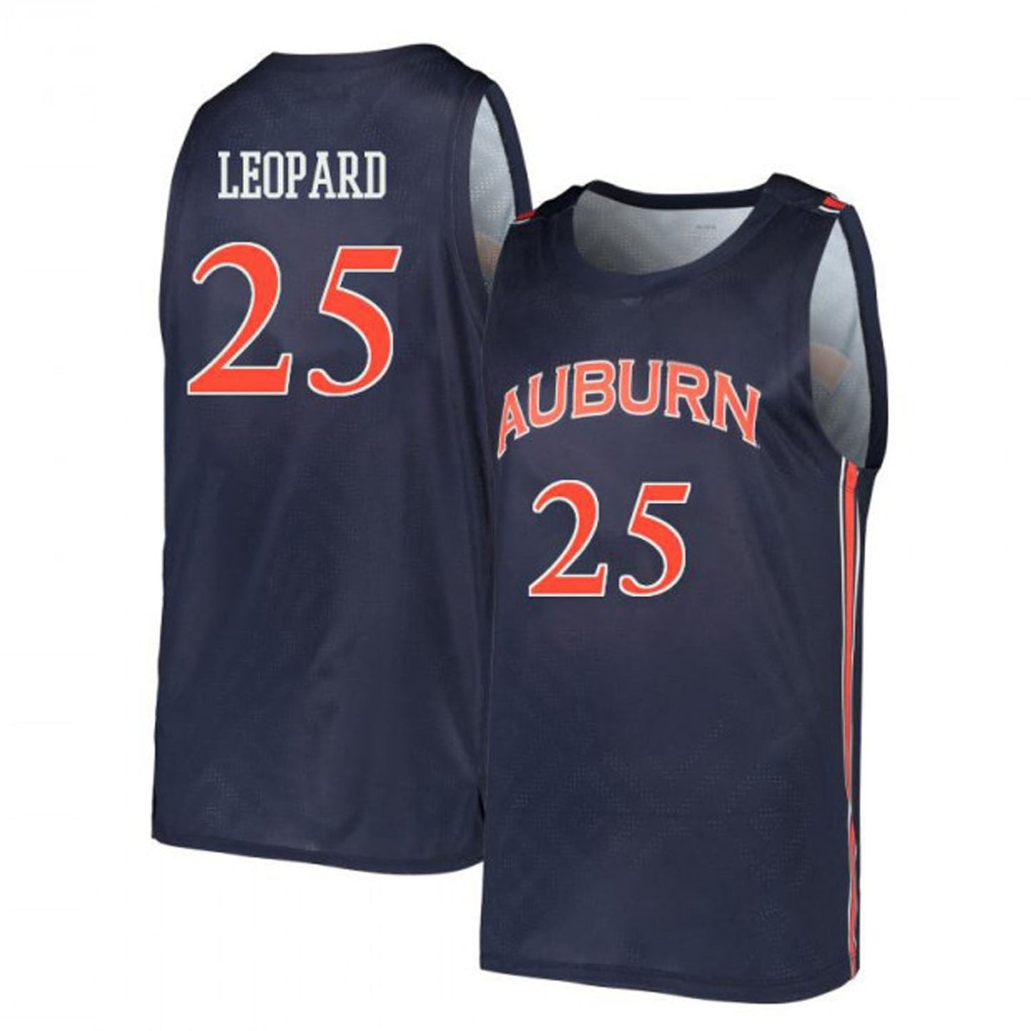 NCAAB Chandler Leopard Auburn Tigers 25 Jersey