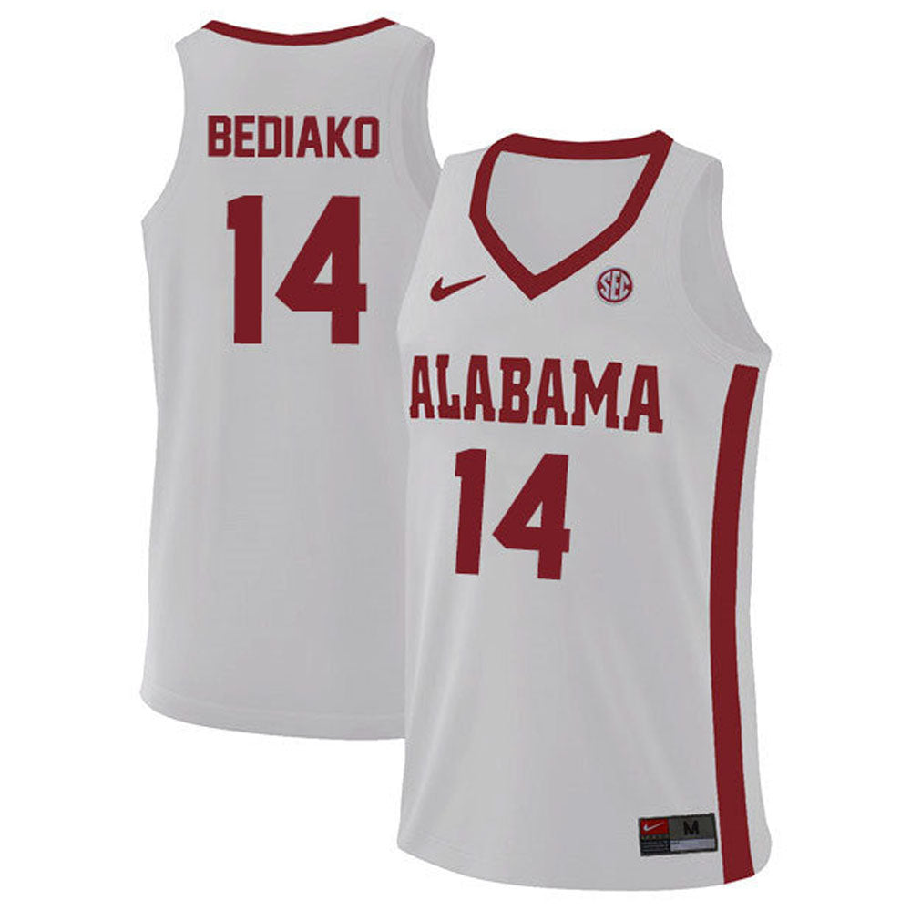 NCAAB Charles Bediako Alabama Crimson Tide 14 Jersey
