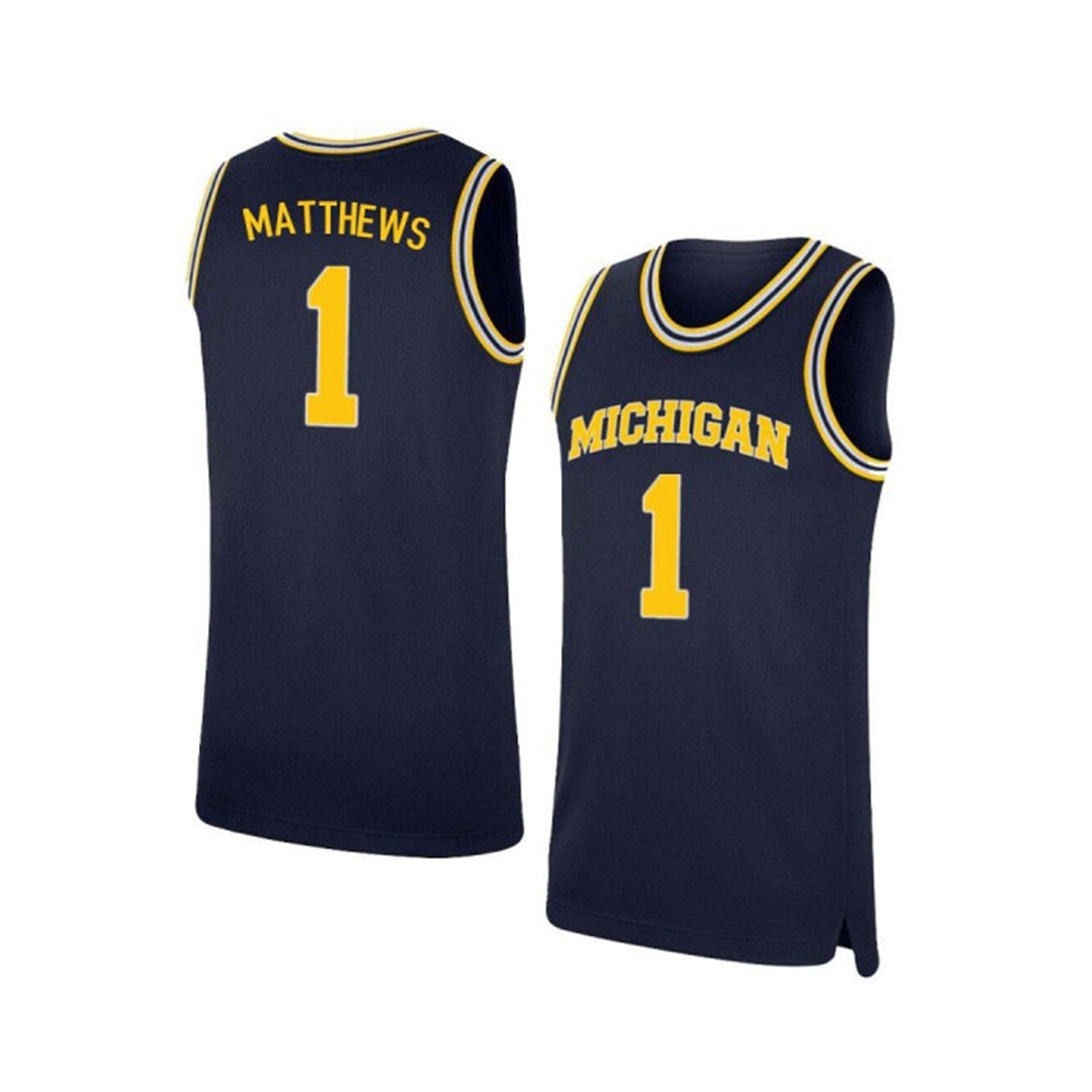 NCAAB Charles Matthews Michigan Wolverines 1 Jersey