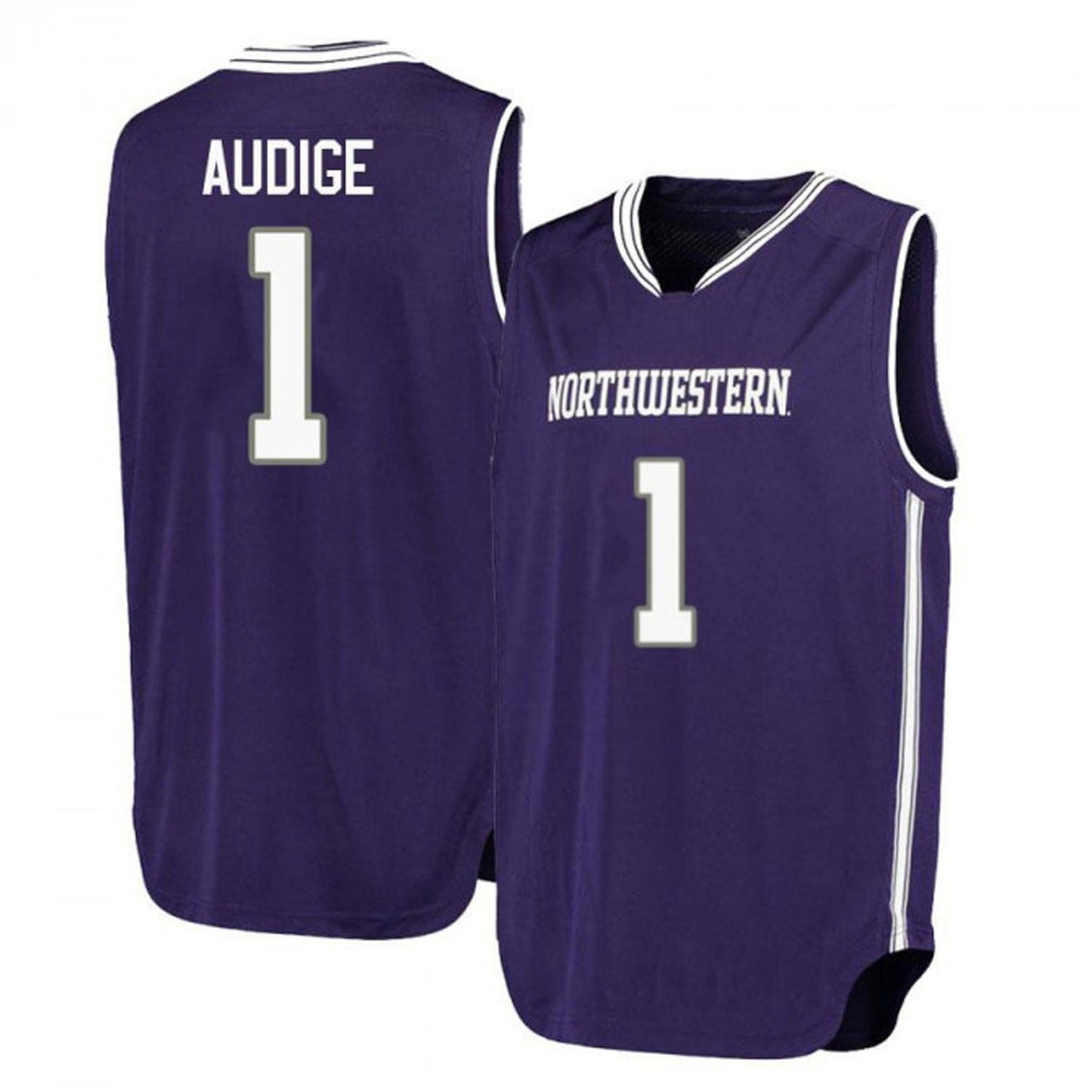 NCAAB Chase Audige Northwestern Wildcats 1 Jersey