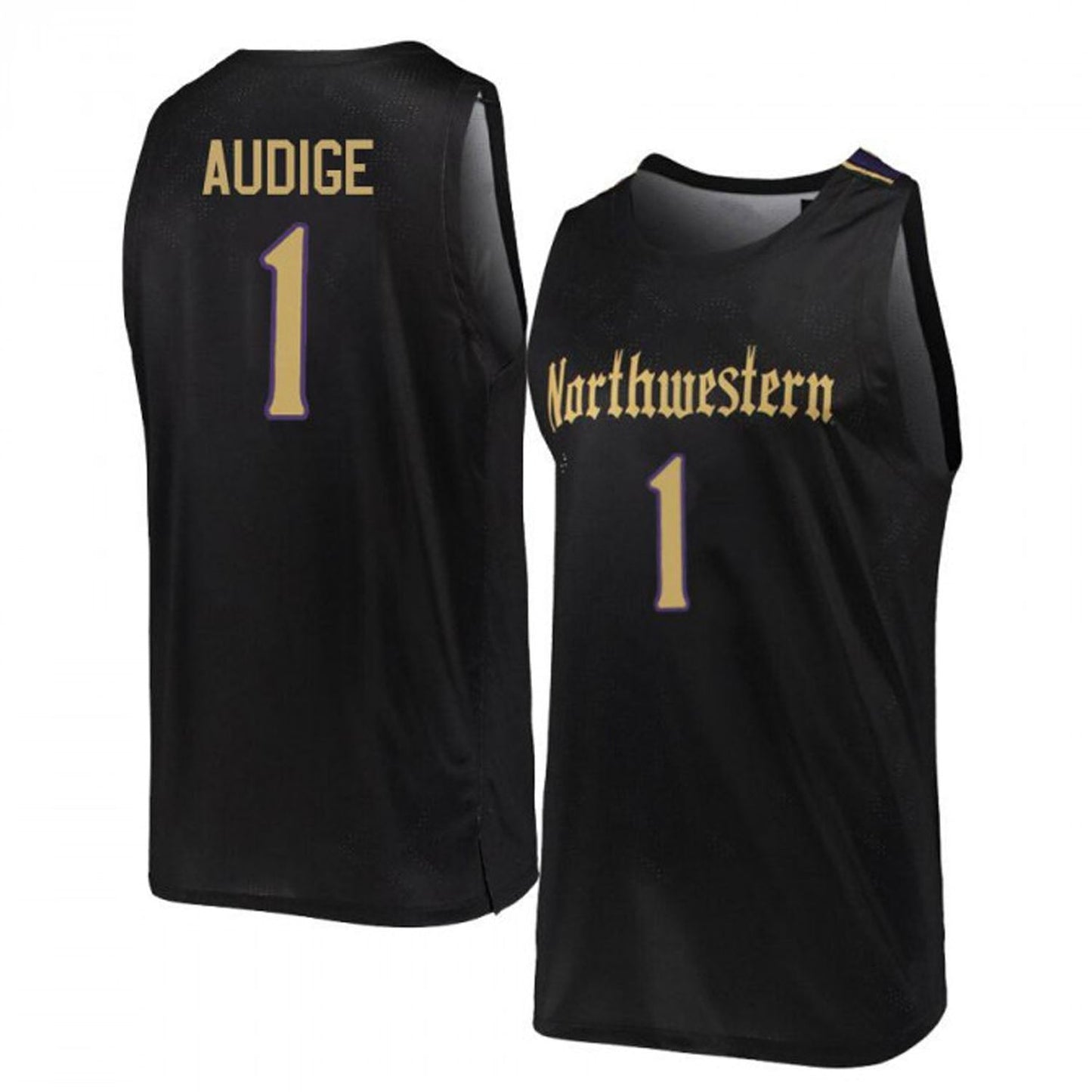 NCAAB Chase Audige Northwestern Wildcats 1 Jersey