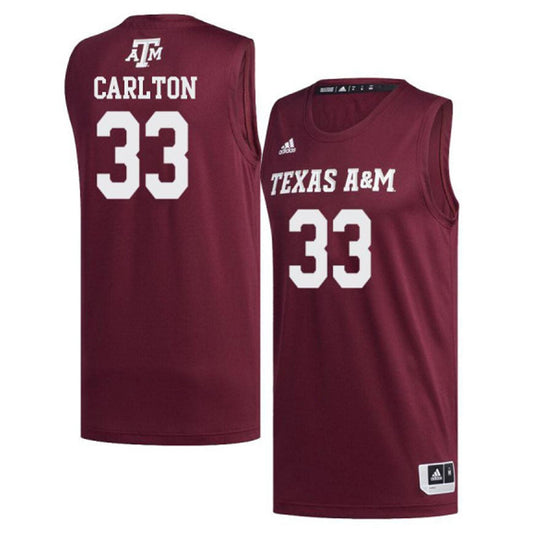 NCAAB Chase Carlton Texas A&M 33 Jersey