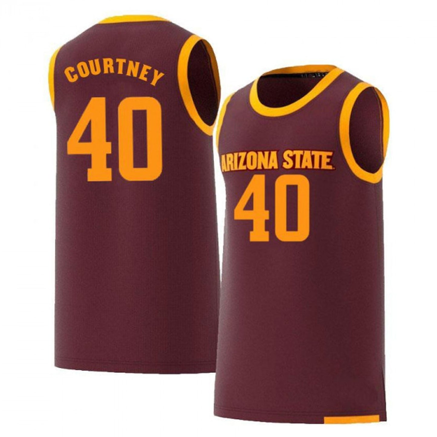 NCAAB Chase Courtney Arizona State Sun Devils 40 Jersey