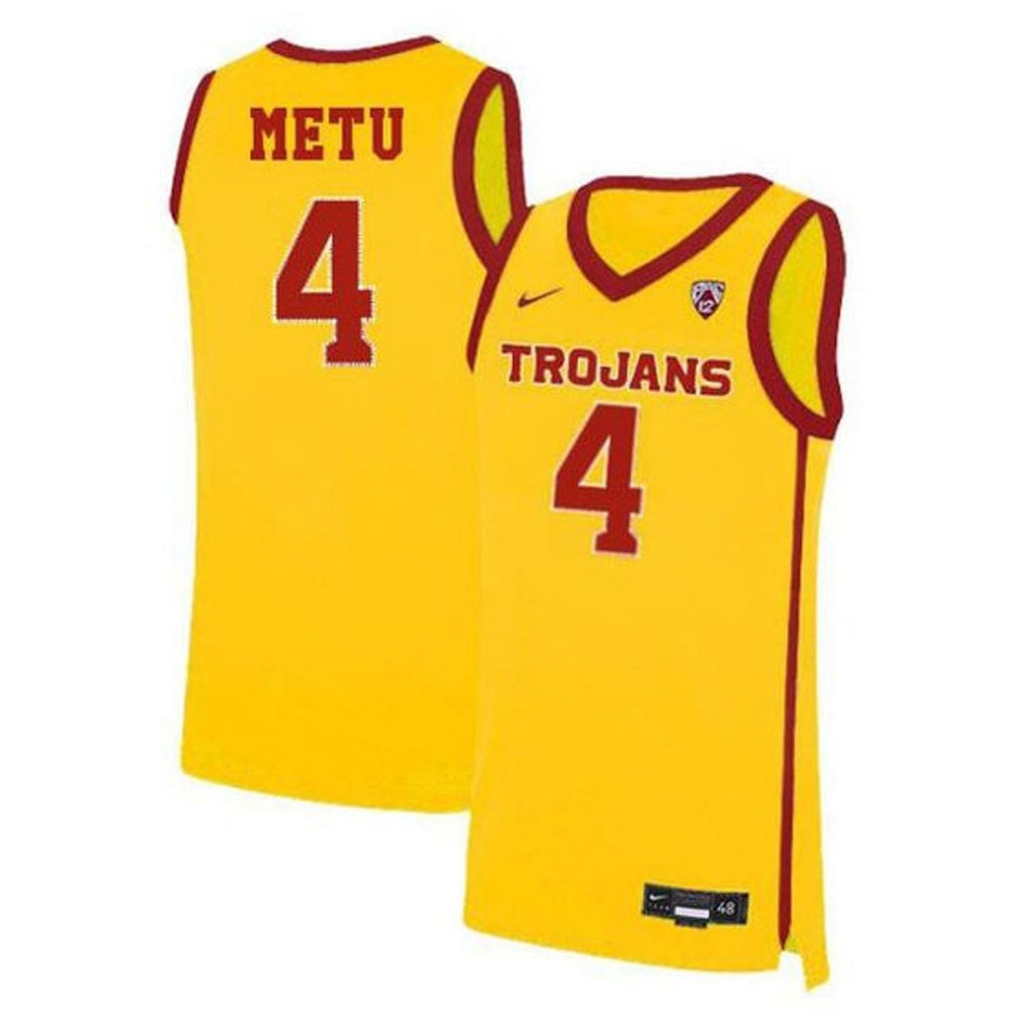 NCAAB Chimezie Metu USC Trojans 4 Jersey