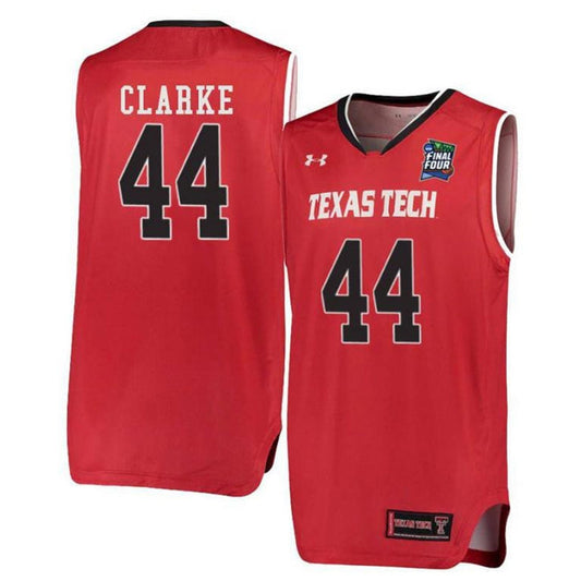 NCAAB Chris Clarke Texas Tech Red Raiders 44 Jersey