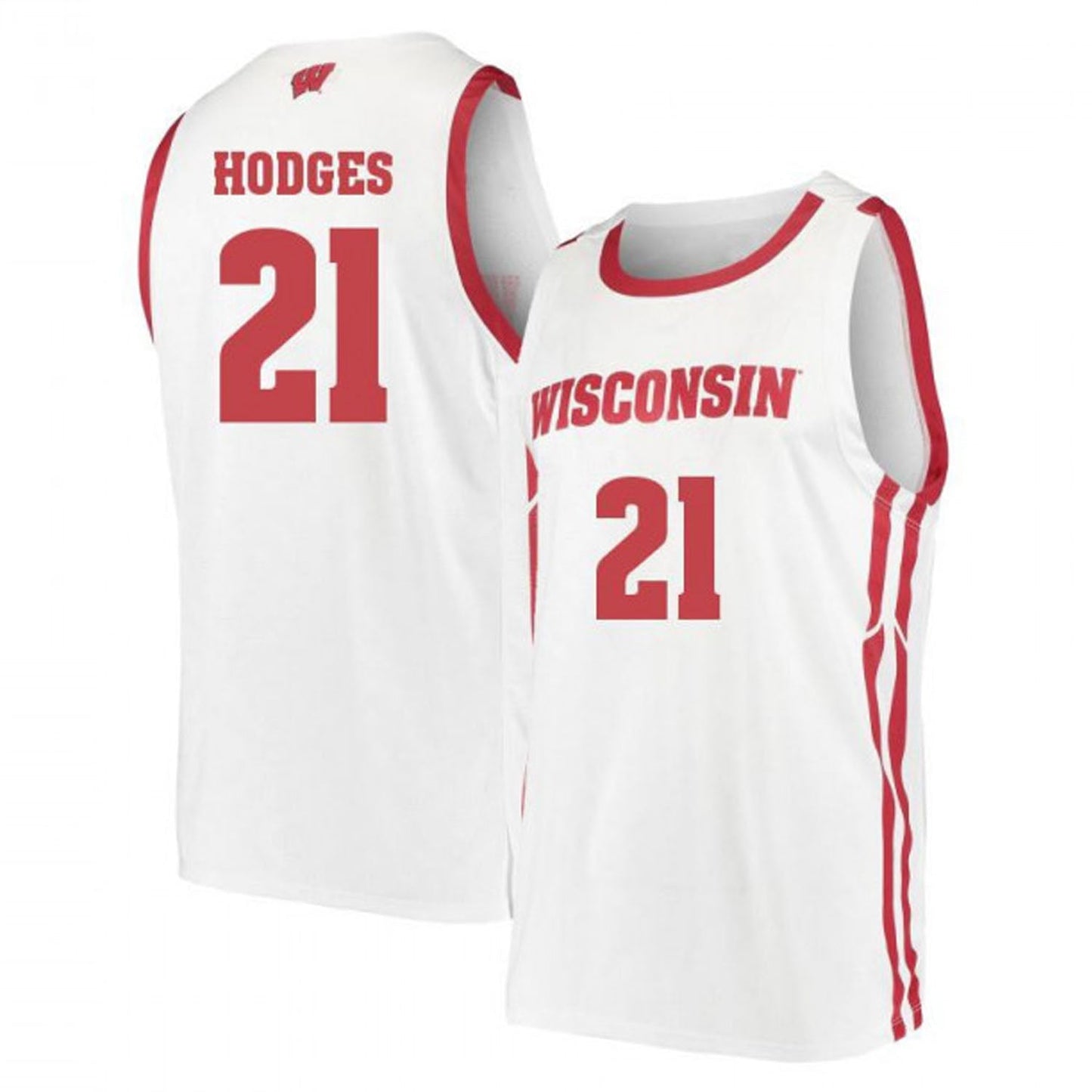 NCAAB Chris Hodges Wisconsin Badgers 21 Jersey