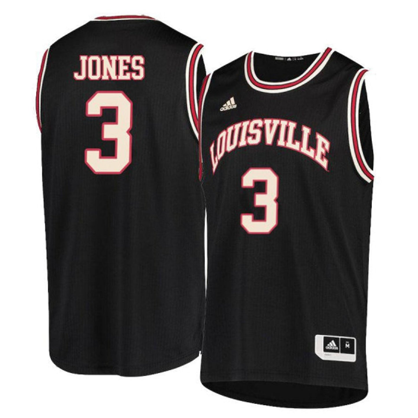 NCAAB Chris Jones Louisville Cardinals 3 Jersey