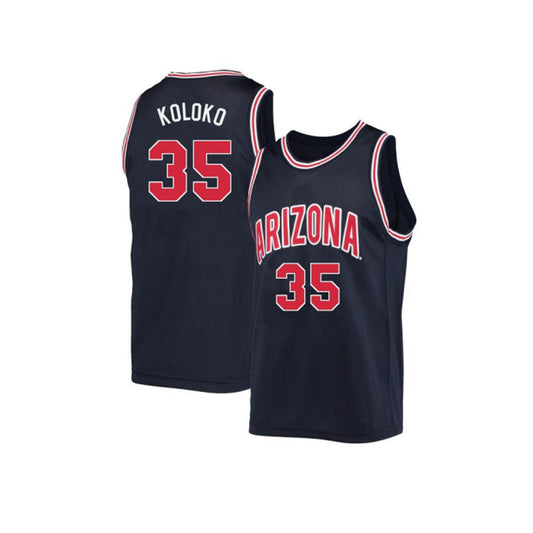 NCAAB Christian Koloko Arizona Wildcats 35 Jersey