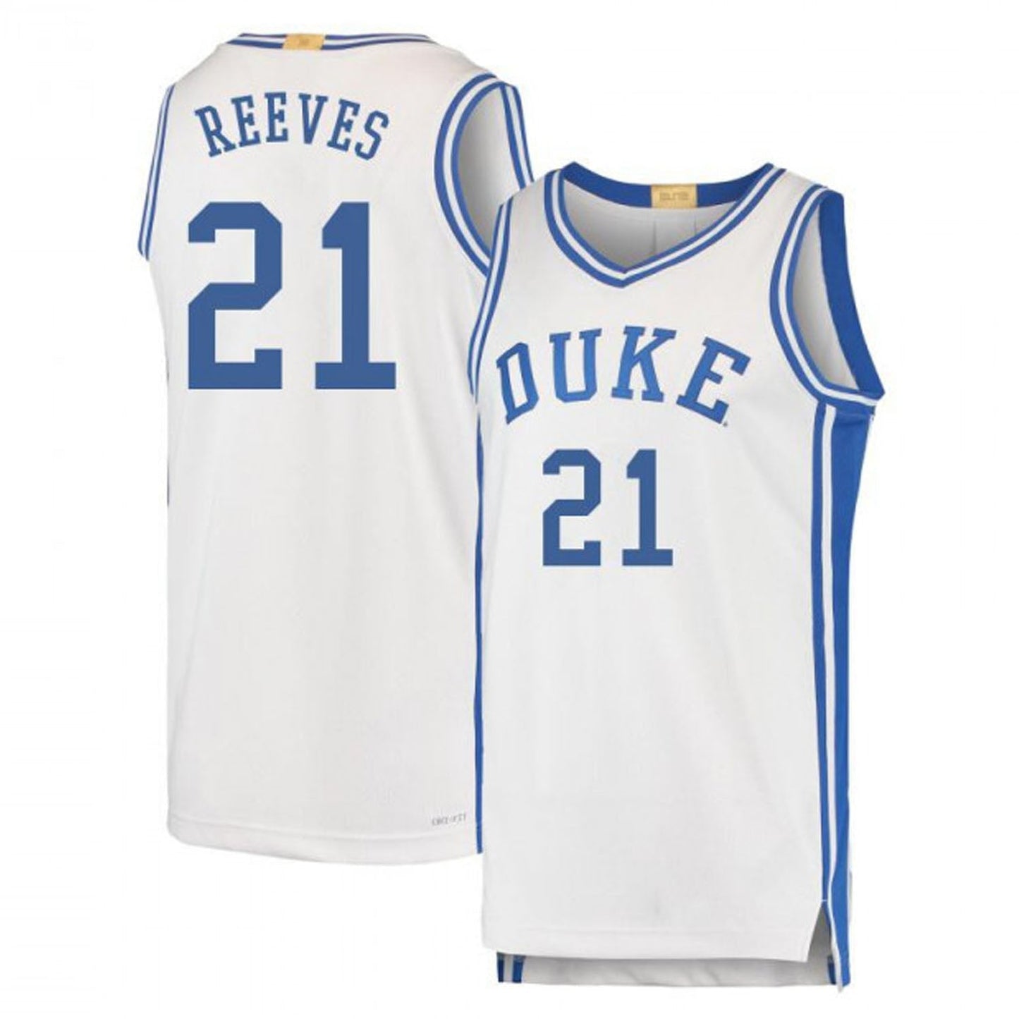NCAAB Christian Reeves Duke Blue Devils 21 Jersey