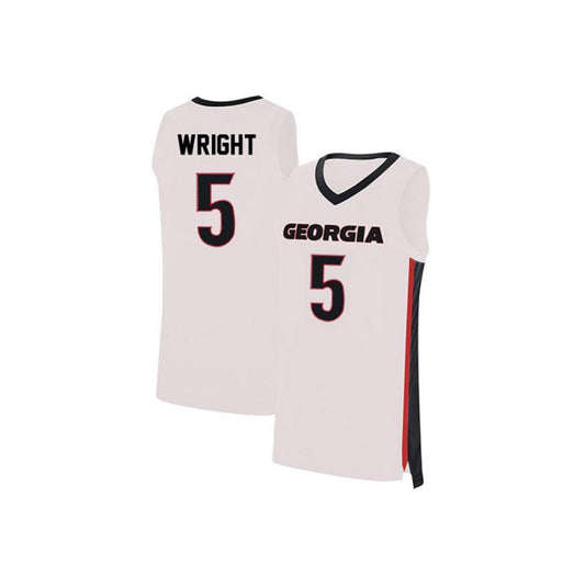 NCAAB Christian Wright Georgia Bulldogs 5 Jersey