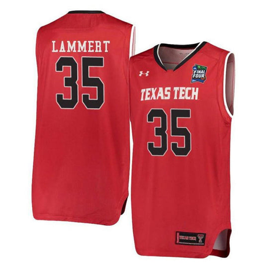 NCAAB Clark Lammert Texas Tech Red Raiders 35 Jersey