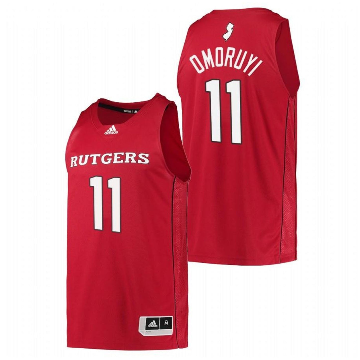 NCAAB Clifford Omoruyi Rutgers Scarlet Knights 11 Jersey