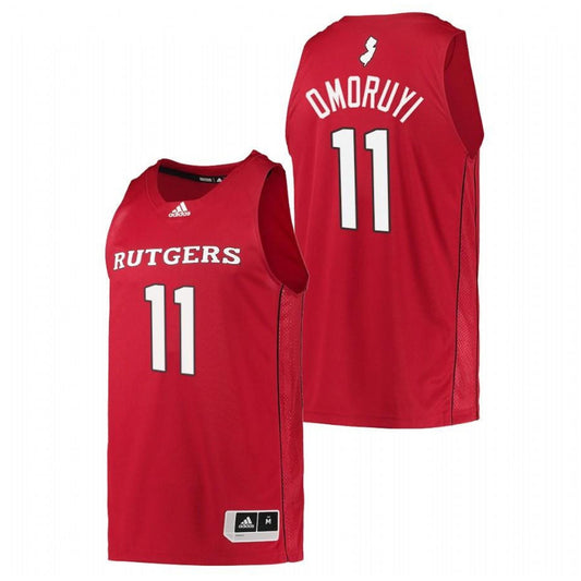 NCAAB Clifford Omoruyi Rutgers Scarlet Knights 11 Jersey
