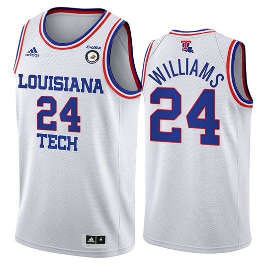 NCAAB Cobe Williams Louisiana Tech Bulldogs 24 Jersey