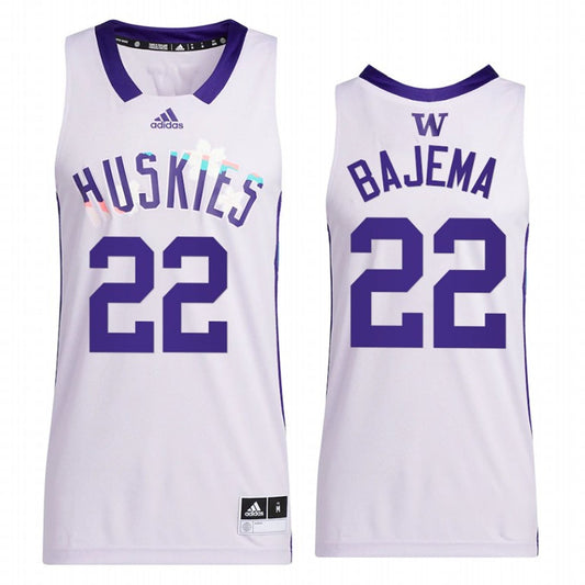 NCAAB Cole Bajema Washington Huskies 22 Jersey