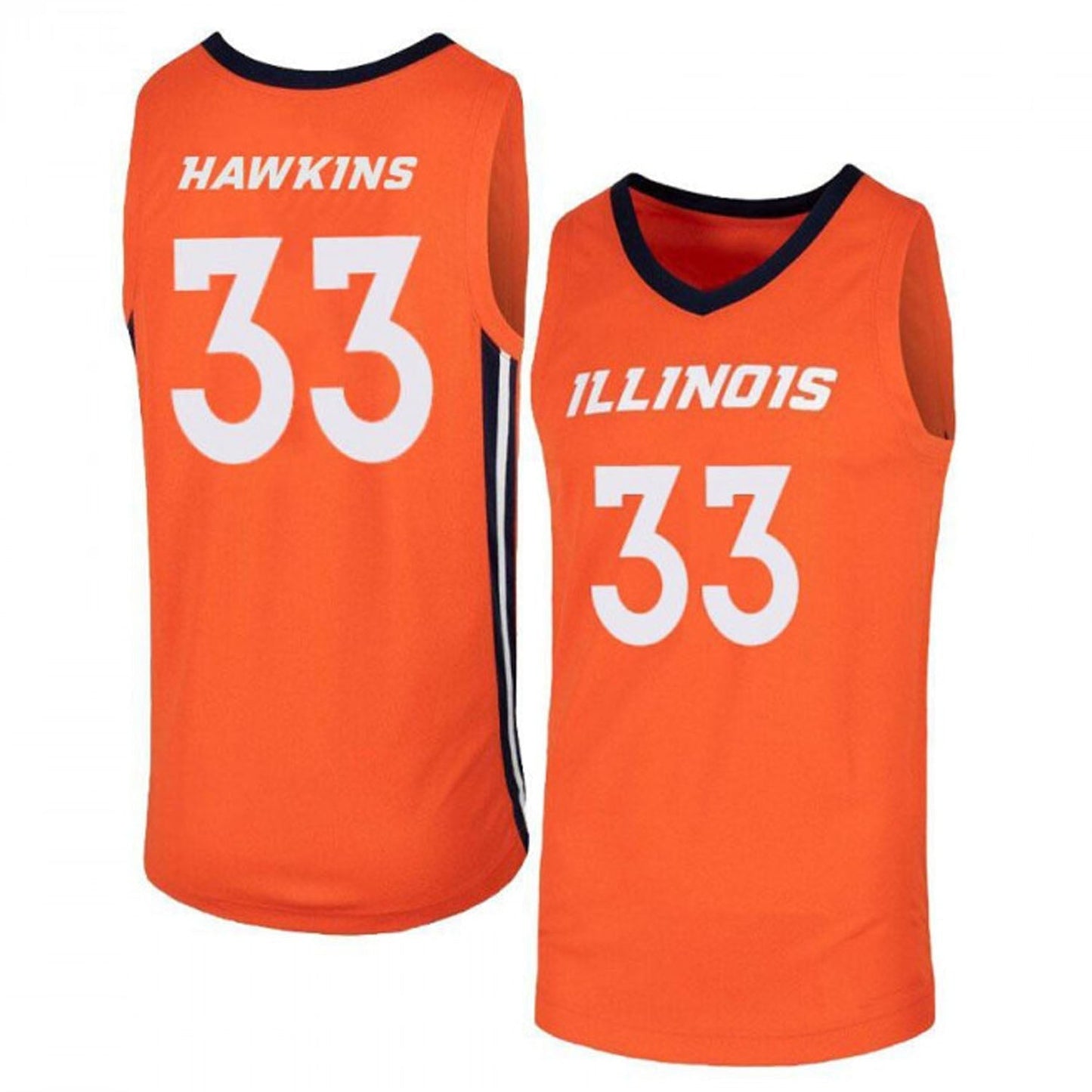 NCAAB Coleman Hawkins Illinois Fighting Illini 33 Jersey