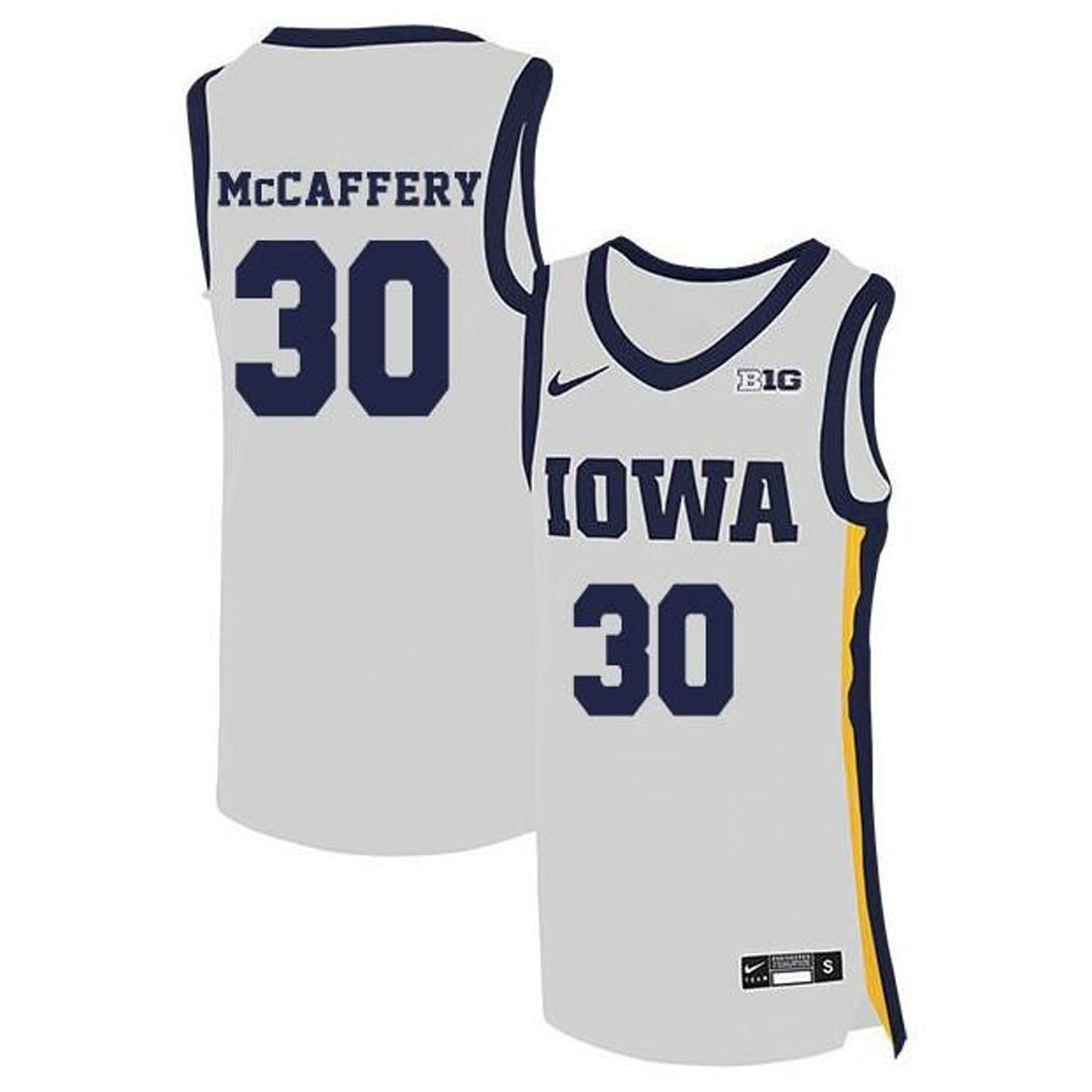 NCAAB Connor McCaffery Iowa Hawkeyes 30 Jersey