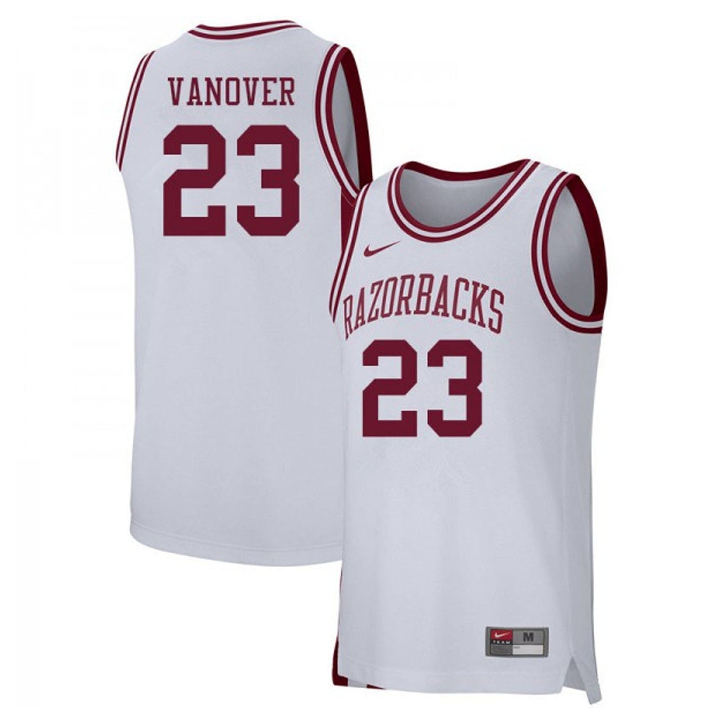 NCAAB Connor Vanover Arkansas Razorbacks 23 Jersey