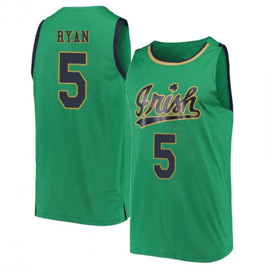 NCAAB Cormac Ryan Notre Dame Fighting Irish 5 Jersey