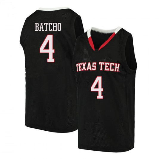 NCAAB Daniel Batcho Tech Red Raiders 4 Jersey