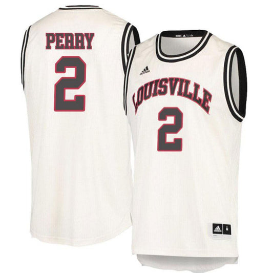 NCAAB Darius Perry Louisville Cardinals 2 Jersey