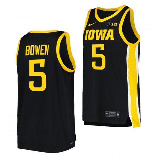 NCAAB Dasonte Bowen Iowa Hawkeyes 5 Jersey
