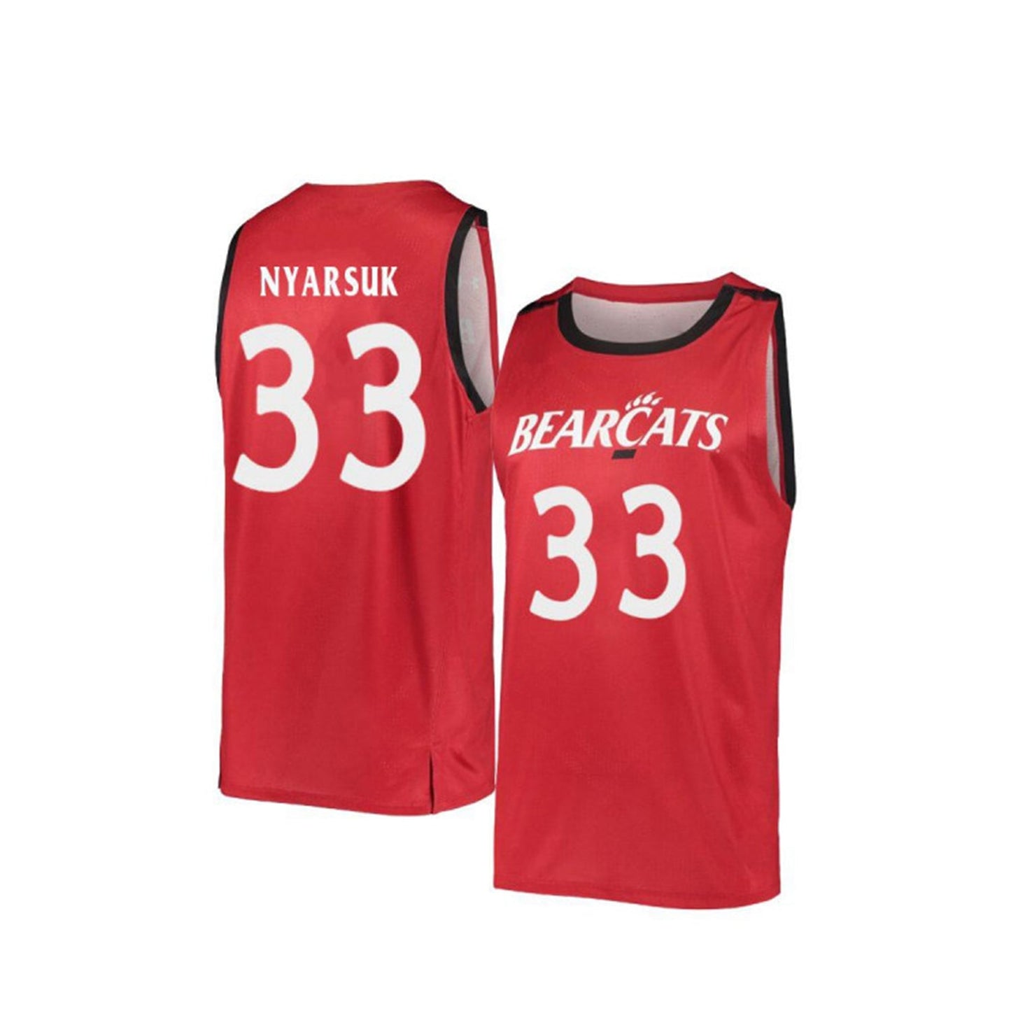 NCAAB David Nyarsuk Cincinnati Bearcats 33 Jersey