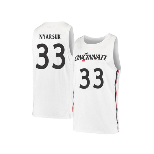 NCAAB David Nyarsuk Cincinnati Bearcats 33 Jersey