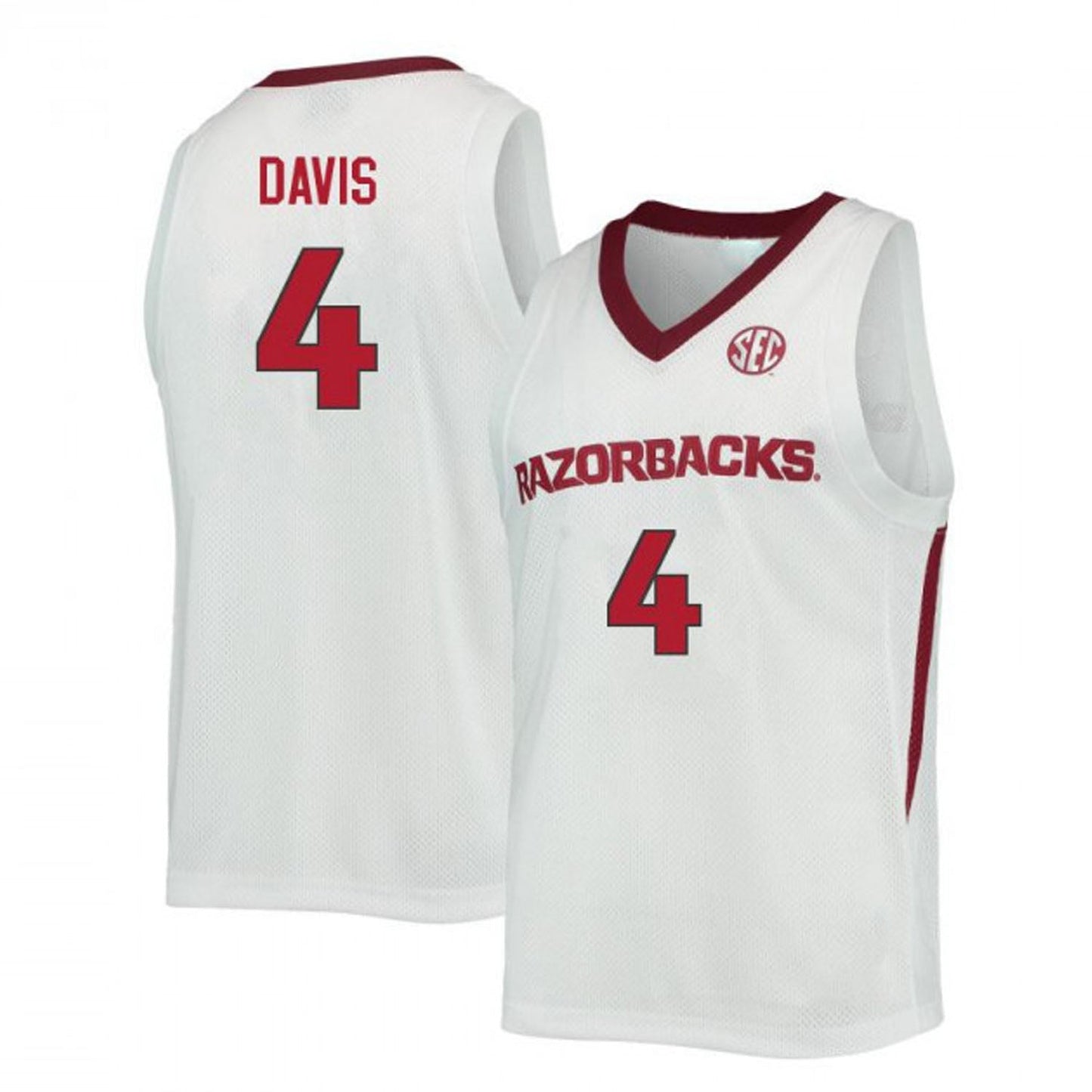 NCAAB Davonte Davis Arkansas Razorbacks 4 Jersey