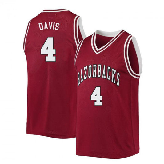 NCAAB Davonte Davis Arkansas Razorbacks 4 Jersey
