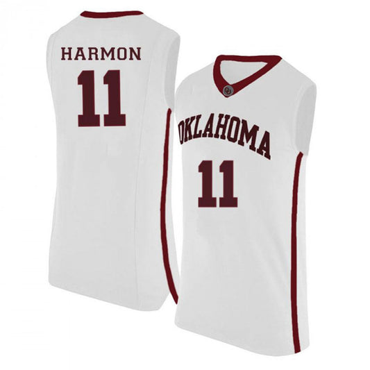 NCAAB De'Vion Harmon Oklahoma Sooners 11 Jersey