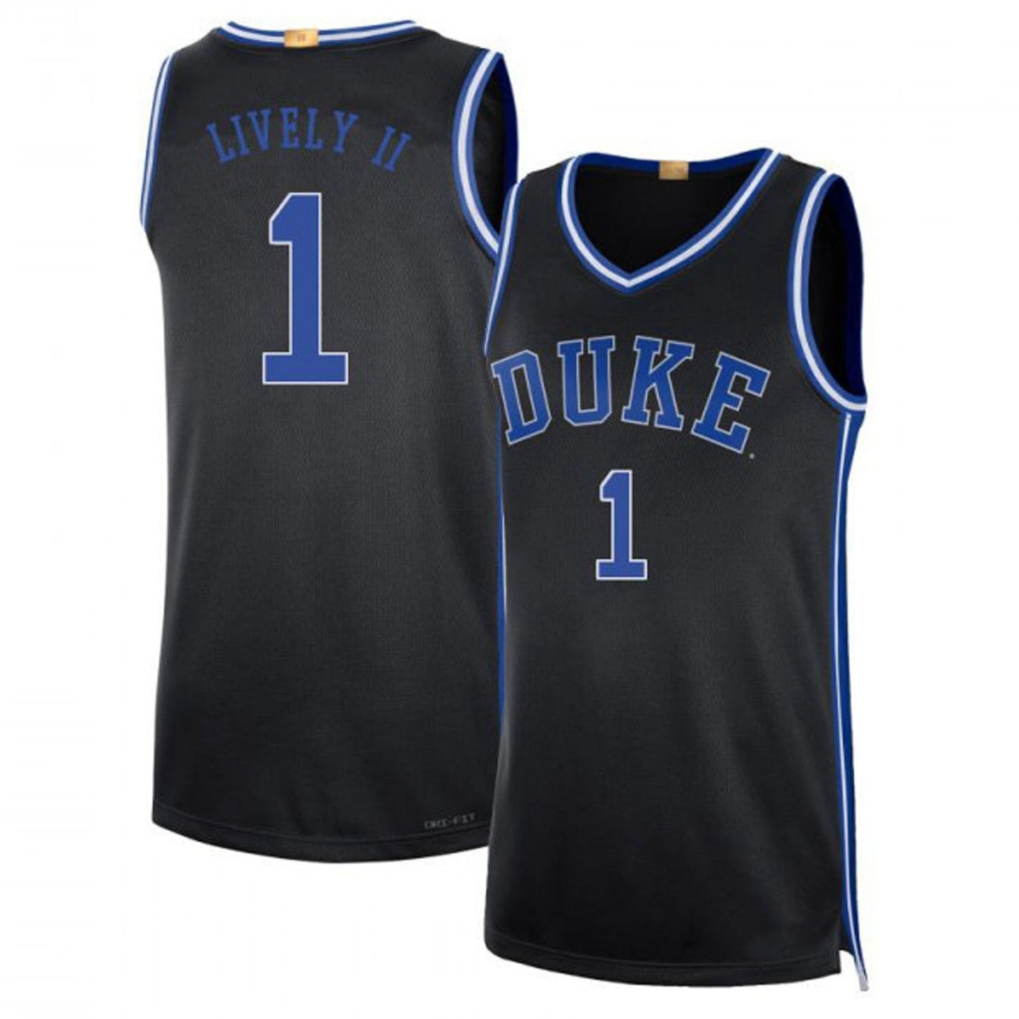 NCAAB Dereck Lively II Duke Blue Devils 1 Jersey