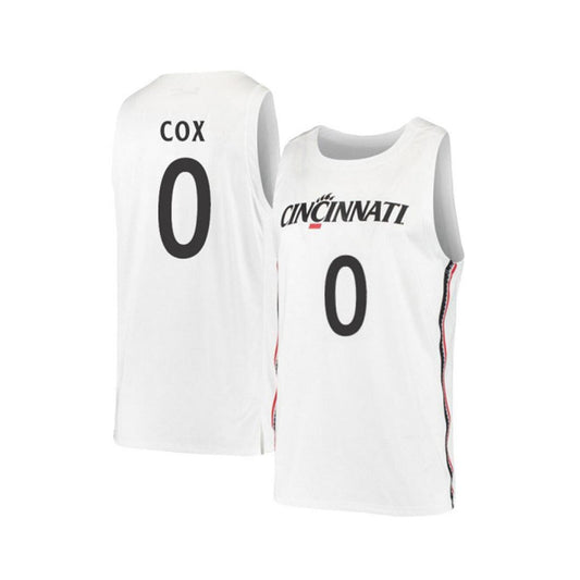 NCAAB Derek Cox Cincinnati Bearcats 0 Jersey