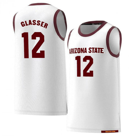 NCAAB Derek Glasser Arizona State Sun Devils 12 Jersey