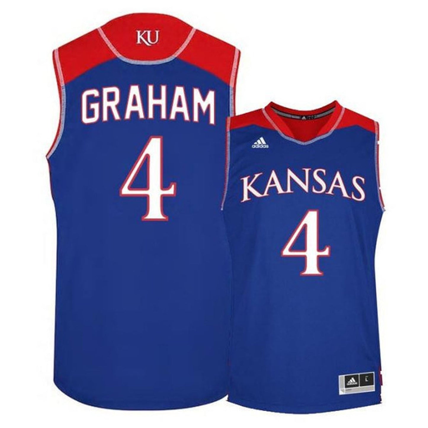 NCAAB Devonte' Graham Kansas Jayhawks 4 Jersey