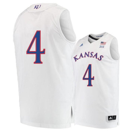 NCAAB Devonte' Graham Kansas Jayhawks 4 Jersey