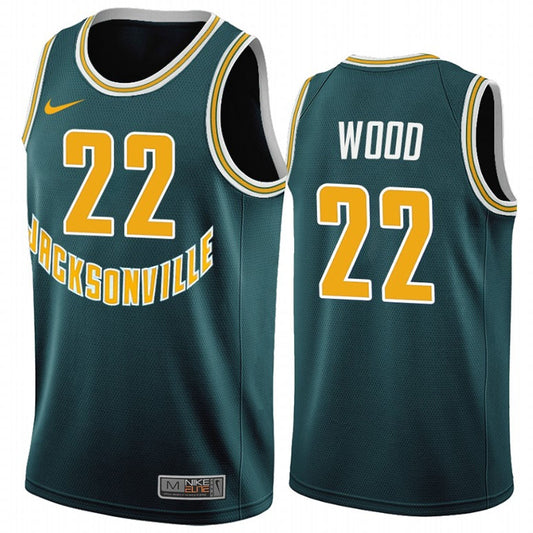 NCAAB Diante Wood Jacksonville Dolphins 22 Jersey