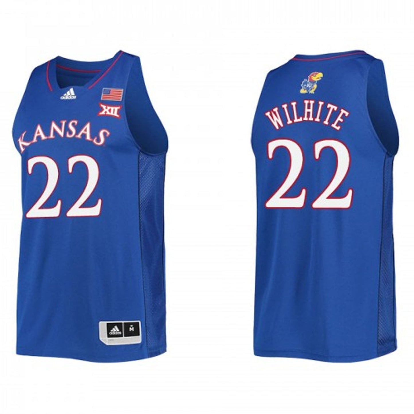 NCAAB Dillon Wilhite Kansas Jayhawks 22 Jersey