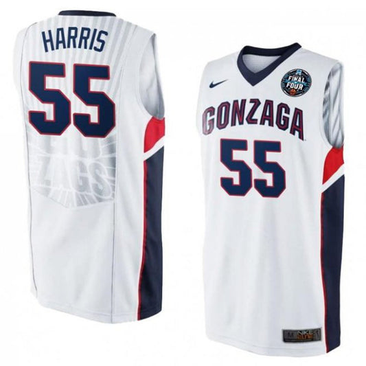 NCAAB Dominick Harris Gonzaga Bulldogs 55 Jersey