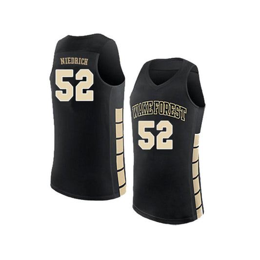 NCAAB Doug Niedrich Wake Forest Demon Deacons 52 Jersey