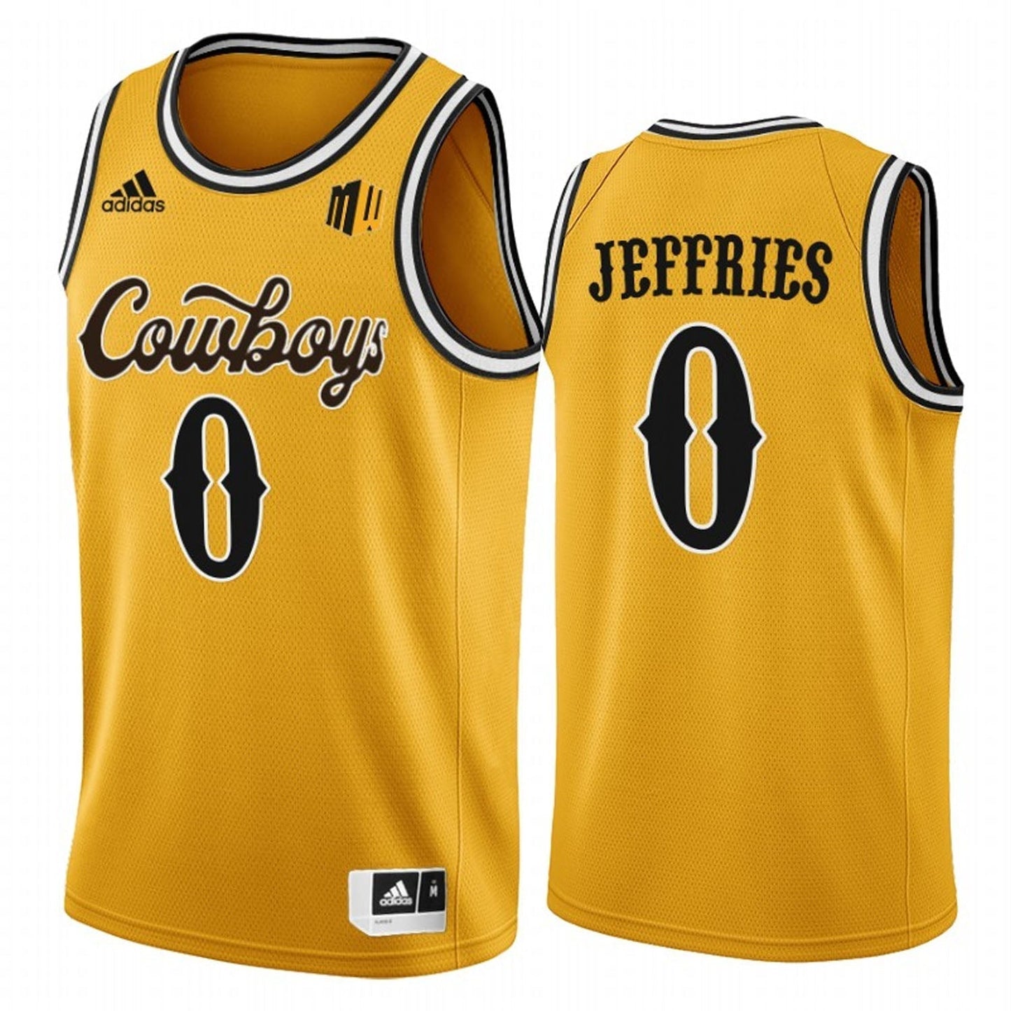 NCAAB Drake Jeffries Wyoming Cowboys 0 Jersey